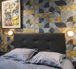 Plafonnier & Spot|Applique*SLV Applique ou plafonnier, Cyft, noir, IP44, LED, dim, 2700-3000-4000K, 330 / 350 / 380 lm, Ø13,2cm, H7,9cm - transparent