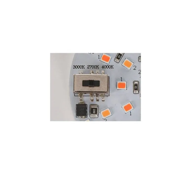 Plafonnier & Spot|Applique*SLV Applique ou plafonnier, Cyft, noir, IP44, LED, dim, 2700-3000-4000K, 330 / 350 / 380 lm, Ø13,2cm, H7,9cm - transparent