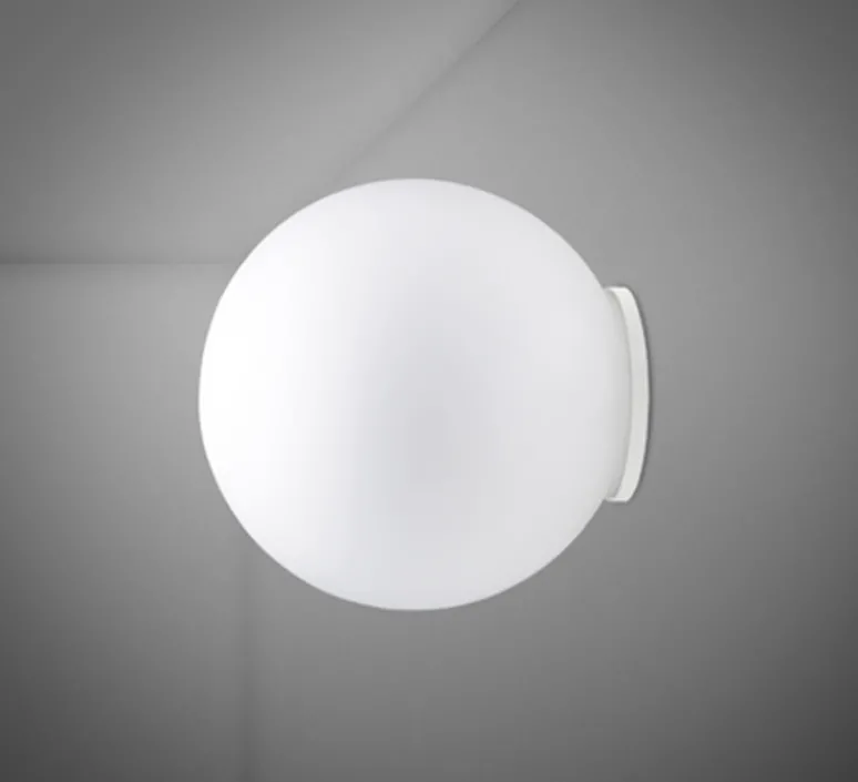 Plafonnier & Spot|Applique*Fabbian Applique ou plafonnier de salle de bain, Lumi, , IP40, Ø33cm, H35cm - blanc