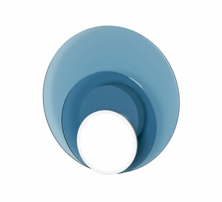 Plafonnier & Spot|Applique*Tunto Applique ou plafonnier, Dot 06, , LED, 2700K, 200 lm, Ø25cm, P3,3cm - bleu