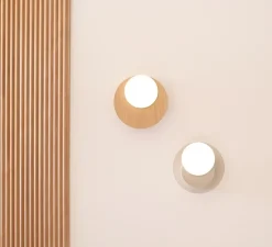 Plafonnier & Spot|Applique*Tunto Applique ou plafonnier, Dot 02, , LED, 2700K, 200 lm, Ø17,2cm, P3,3cm - chêne