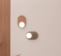 Plafonnier & Spot|Applique*Tunto Applique ou plafonnier, Dot 03, , LED, 2700K, 200 lm, L17,2cm, H25cm - chêne
