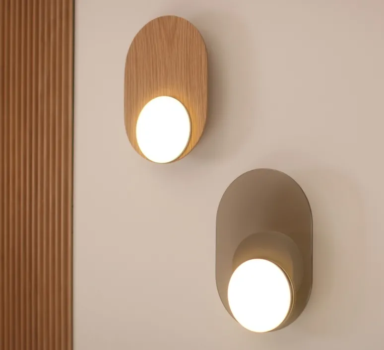 Plafonnier & Spot|Applique*Tunto Applique ou plafonnier, Dot 03, , LED, 2700K, 200 lm, L17,2cm, H25cm - chêne