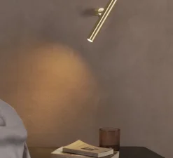 Applique*Axolight Applique ou plafonnier, Ego, , LED, 3000K, 1220lm, Ø3cm, H23,9cm - laiton