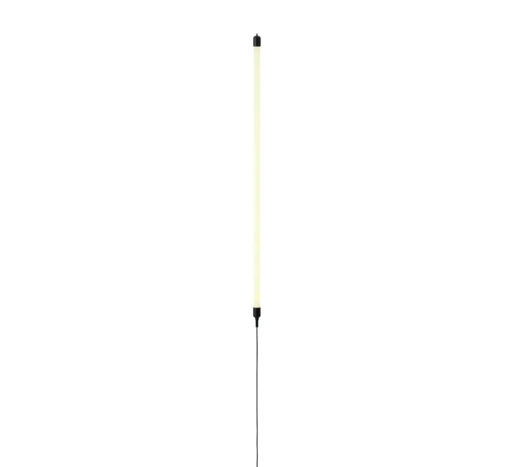 Applique ou plafonnier, Fine 90, noir, LED, dim, 2700K, 950 lm, L90cm, H1,8cm - Muuto