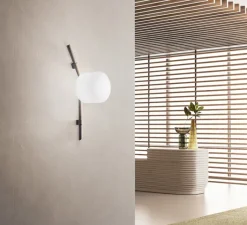 Applique|Plafonnier & Spot*KDLN Applique ou plafonnier, Floed, , L30cm, H77cm - bronze