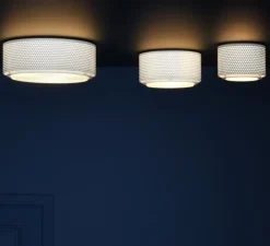 Applique|Plafonnier & Spot*Sammode Applique ou plafonnier, G13 Large, , Ø35cm, H15cm - blanc