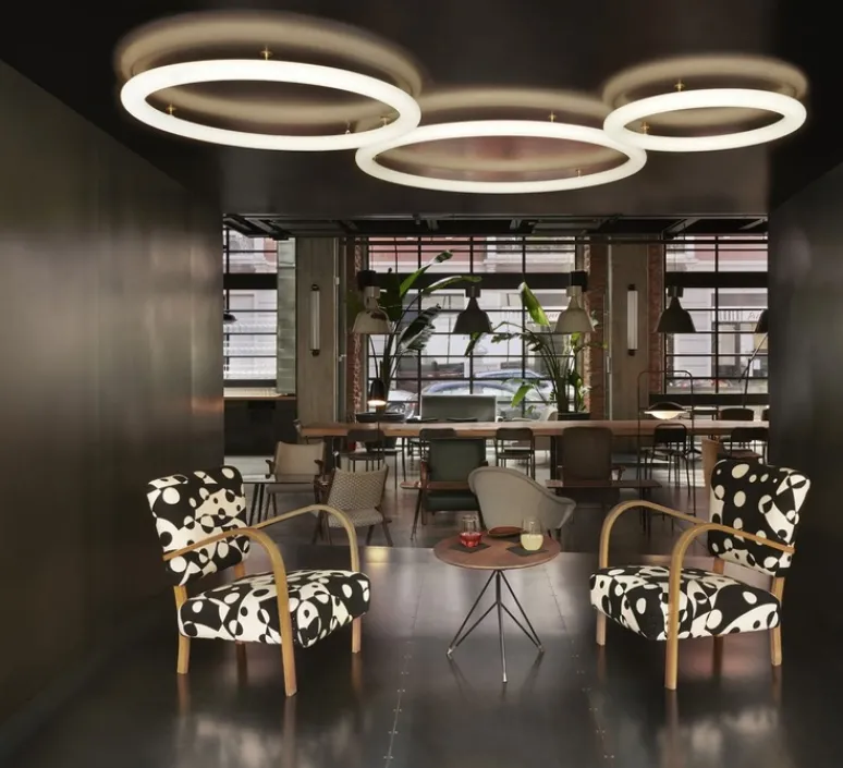 Plafonnier & Spot|Applique*Slide Applique ou plafonnier, Giotto, , LED, dim, 2700K, 1800lm, Ø80cm, H7cm - blanc