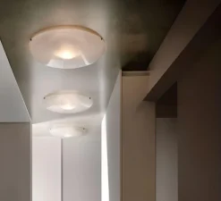 Applique ou plafonnier, Iris, forme B, support noir, LED, dim-to-warm, 1800-3000K, DALI, Ø90cm, H15cm - A-N-D