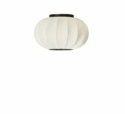 Applique|Plafonnier & Spot*Made by Hand Applique ou plafonnier, Knit Wit, oval, , Ø45cm, H26cm - blanc perle