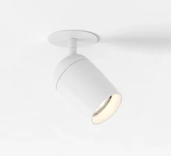 Applique ou plafonnier, Koto, encastré, blanc, Ø8cm, H14,8cm - Astro