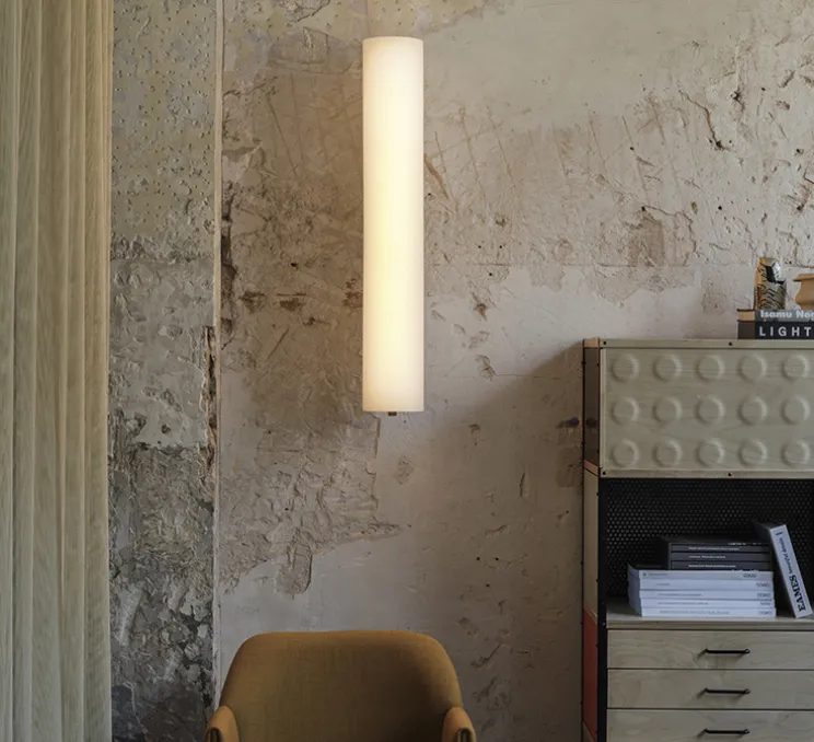 Applique ou plafonnier, Kontur 6444, blanc et noir, LED, 2700K, 2165lm, L15cm, H92cm - Vibia