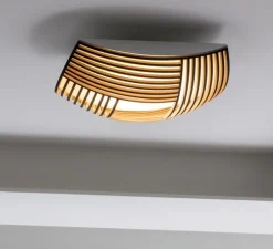 Plafonnier & Spot|Applique*Secto Design Applique ou plafonnier, Kuulto 9100, , LED, dim, 3000K, 3100 lm, Ø52cm, H15cm - Laminé noir