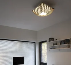 Plafonnier & Spot|Applique*Secto Design Applique ou plafonnier, Kuulto 9100, , LED, dim, 3000K, 3100 lm, Ø52cm, H15cm - Laminé noir