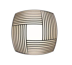 Plafonnier & Spot|Applique*Secto Design Applique ou plafonnier, Kuulto 9100, , LED, dim, 3000K, 3100 lm, Ø52cm, H15cm - Laminé noir