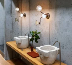 Plafonnier & Spot|Applique*Tooy Applique ou plafonnier, Linfa 565.43, , IP40, LED, dim, 2700K, 1050 lm, L21cm, H44cm - titanium