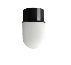 Plafonnier & Spot|Applique*Zangra Applique ou plafonnier, light.131, avec glass001, , Ø8cm, H13cm - noir