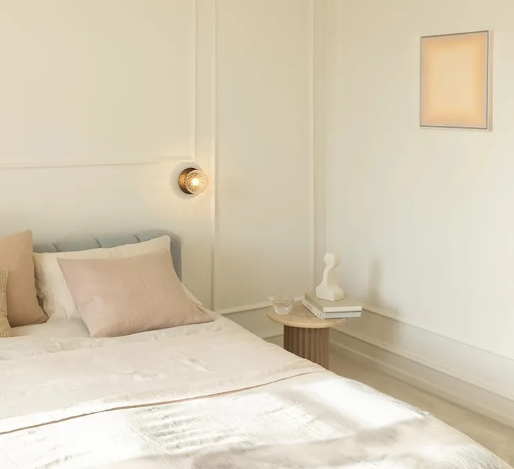 Applique ou plafonnier, Liila 1 small, noir, transparent, IP44, Ø14cm, H14,9cm - Nuura