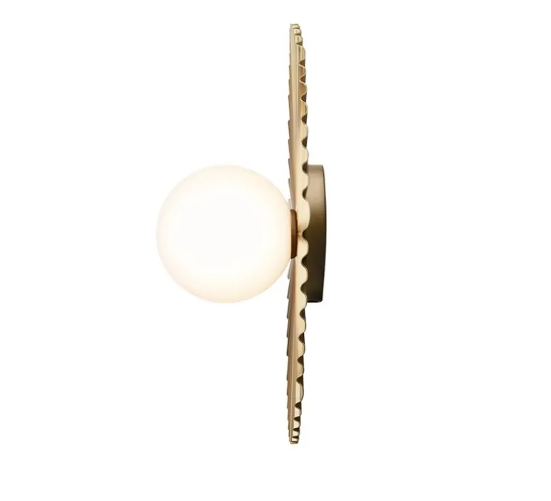 Applique|Plafonnier & Spot*Nuura Applique ou plafonnier, Liila Muse Medium, ndique, IP44, Ø42cm, H17cm - or