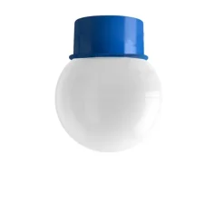 Plafonnier & Spot|Applique*Zangra Applique ou plafonnier, light.167, avec glass 006, , Ø15cm, H17,9cm - bleu