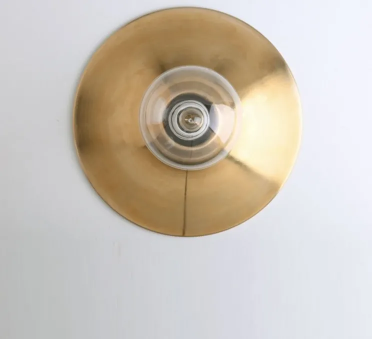 Applique ou plafonnier, light.164.go, laiton, Ø26cm, H6,3cm - Zangra