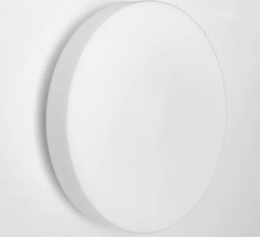 Applique ou plafonnier, Light.o.124, verre soufflé blanc, IP44, L36cm, H8cm - Zangra