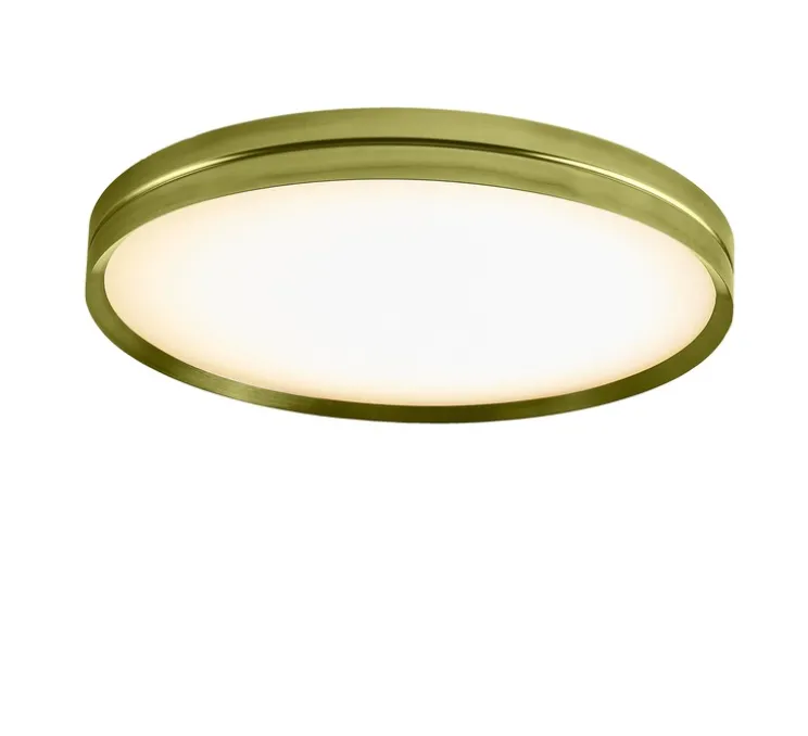 Applique ou plafonnier, Lite Hole C/W, or, LED, dim, 3000K, 3416 lm, Ø60cm, H6cm - B-Lux