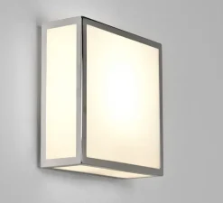 Applique ou plafonnier, Mashiko 200 square, chrome poli, L20cm, H20cm - Astro