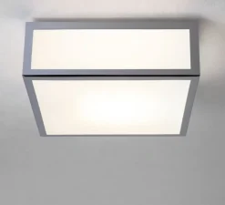 Applique ou plafonnier, Mashiko 200 square, chrome poli, L20cm, H20cm - Astro