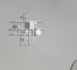 Plafonnier & Spot|Applique*Axolight Applique ou plafonnier, Manifesto, , LED, dim, 2700K, 2020 lm, Ø61cm, H61cm - Miroir