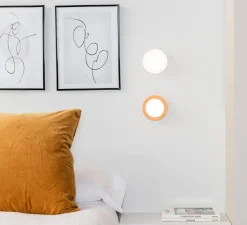 Applique|Plafonnier & Spot*Faro Applique ou plafonnier, MAY, , IP44, LED, 2700K, 300 lm, Ø12cm, P8cm - blanc