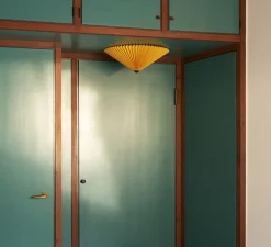 Plafonnier & Spot|Applique*HAY Applique ou plafonnier, Matin Flush Mount 500, , Ø50cm, H20cm - jaune