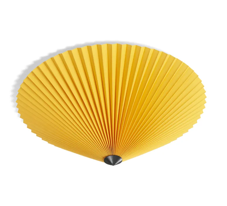 Plafonnier & Spot|Applique*HAY Applique ou plafonnier, Matin Flush Mount 500, , Ø50cm, H20cm - jaune