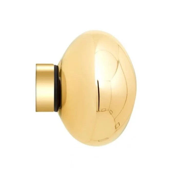 Applique ou plafonnier, Melt Mini, or, LED, dim, 3000k, 800 lm, L30cm, H29cm - Tom Dixon