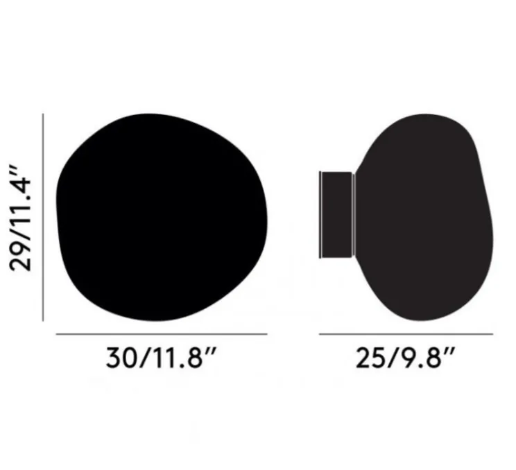 Applique ou plafonnier, Melt Mini, or, LED, dim, 3000k, 800 lm, L30cm, H29cm - Tom Dixon