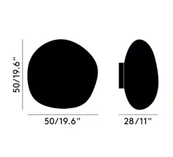 Applique ou plafonnier, Melt, or, LED, dim, 3000K, 800 lm, L50cm, H50cm - Tom Dixon