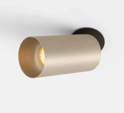 Plafonnier & Spot|Applique*Modular Applique ou plafonnier, Minude, , LED, 2700K, 605lm, L4,5cm, H8,8cm - 30°, ano champagne