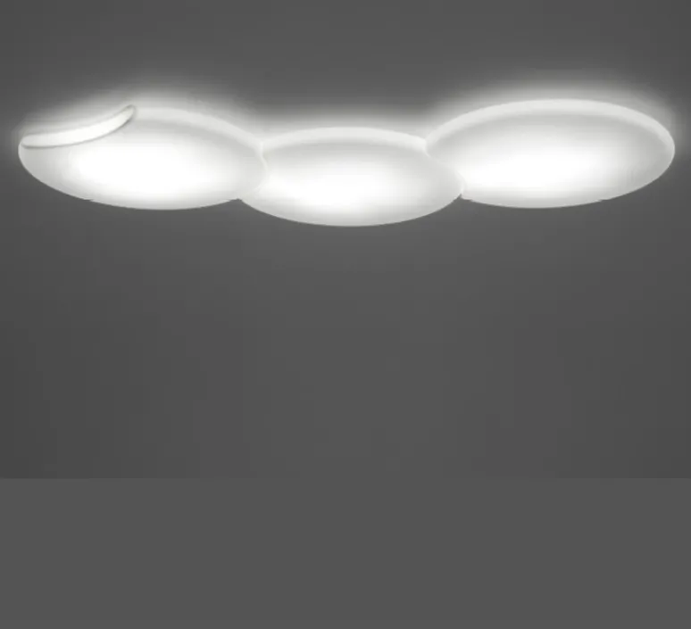 Plafonnier & Spot|Applique*Alma light Applique ou plafonnier, Moon, , IP23, LED, 3000K, 3240 lm, Ø70cm, H12cm - blanc