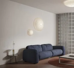 Plafonnier & Spot|Applique*Axolight Applique ou plafonnier, Muse 40, , Ø40cm, H14cm - blanc