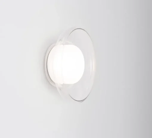 Applique ou plafonnier, Pace 28, transparent, LED, dim, 2700K, Ø28cm, H11cm - A-N-D