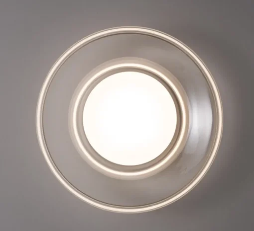 Applique ou plafonnier, Pace 28, transparent, LED, dim, 2700K, Ø28cm, H11cm - A-N-D