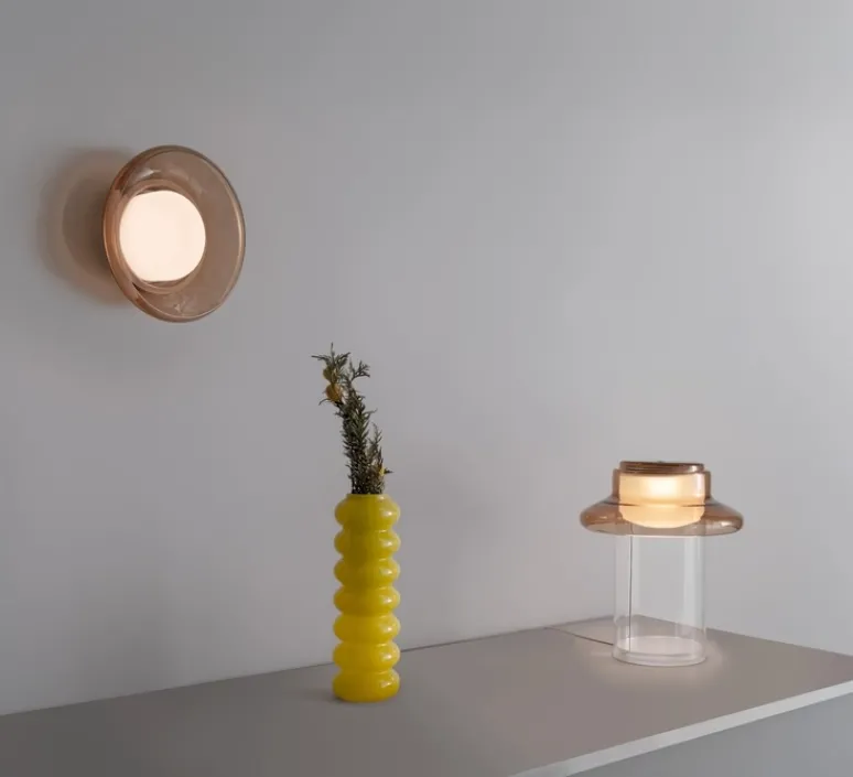 Applique|Plafonnier & Spot*A-N-D Applique ou plafonnier, Pace 28, , LED, dim, 2700K, Ø28cm, H11cm - ambre