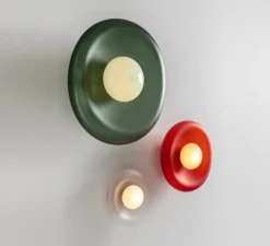 Plafonnier & Spot|Applique*SkLO Studio Applique ou plafonnier, Pillow Small, , L16cm, H19,5cm - Transparent dépoli, blanc