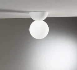 Enfants|Plafonnier & Spot*Nedgis Applique ou plafonnier plâtre, Vertbois, prêt à peindre, Suzanne, , Ø10cm, H14cm - blanc