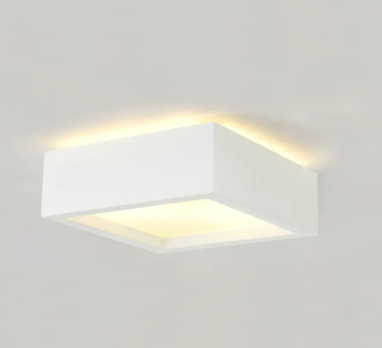 Plafonnier & Spot|Applique*SLV Applique ou plafonnier, Plastra 104, , Ø25cm, H9,5cm - blanc