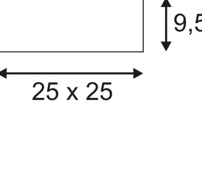 Plafonnier & Spot|Applique*SLV Applique ou plafonnier, Plastra 104, , Ø25cm, H9,5cm - blanc