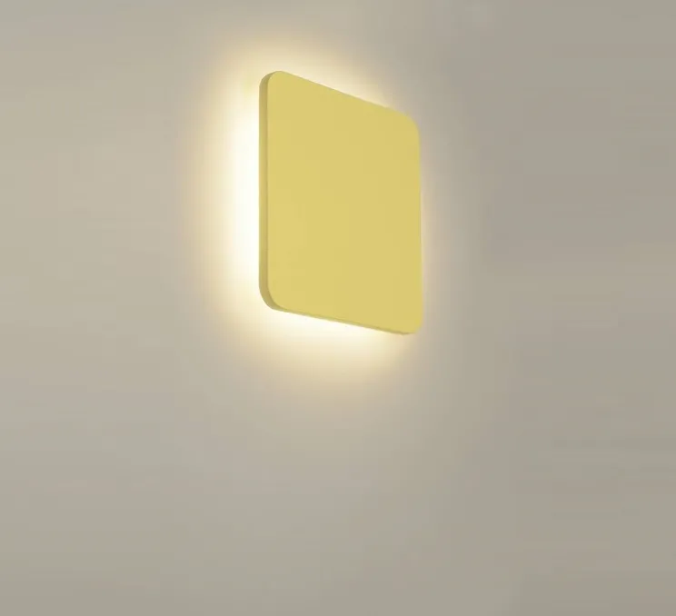 Applique ou plafonnier, Plastra square, prêt à peindre, blanc, LED, 3000K, 650 lm, L30cm, H30cm - SLV