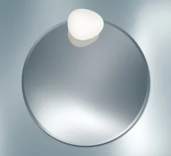 Plafonnier & Spot|Applique*Foscarini Applique ou plafonnier pour miroir, Gregg Piccola, blanc, IP44, L13cm, H12cm - miroir, blanc