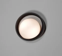 Applique|Plafonnier & Spot*B.lux Applique ou plafonnier, Ring W1, , Ø25cm, H9cm - noir