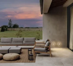 Applique|Plafonnier & Spot*Marset Applique ou plafonnier, Roc mini, , IP65, LED, 2700K, 291lm, Ø8,5cm - transparent et noir